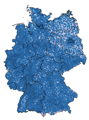 Kartenvorschau: Indikator Erreichbarkeit von Grundschulen